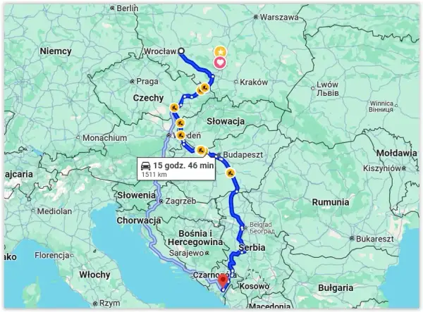 Ile się jedzie autokarem do Czarnogóry? Czas podróży i wskazówki